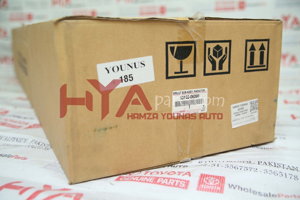 GRILLE SUB-ASSY, RADIATOR, LWR | H Y A parts